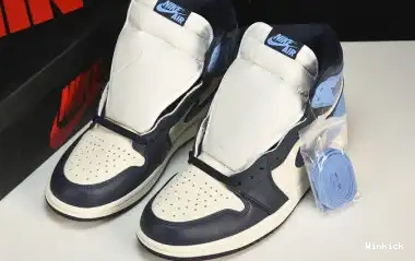 HIGH UNC OBSIDIAN AIR 1 JORDAN RETRO 555088-140 0610